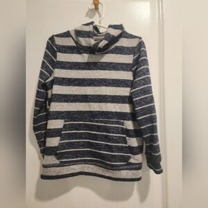 Kids XS4/5 Striped Hoodie Pullover Sweatshirt Casual Comfy Fall Weekend Nautical